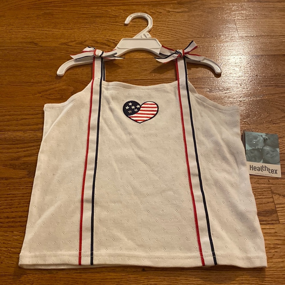 NWT NEW kids tank top, size 5, made by Heathtex.